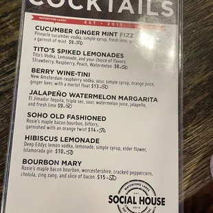 Cocktails