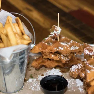 Chicken and Waffle Slider