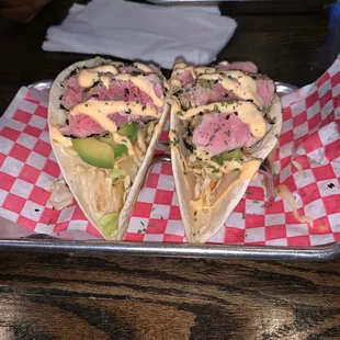 Ahi Tuna Tacos