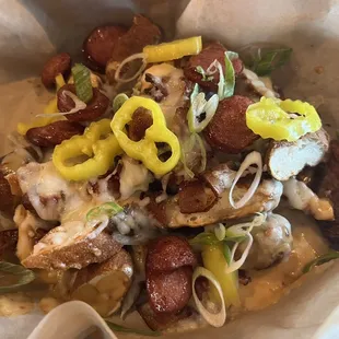 Pretzel Nachos
