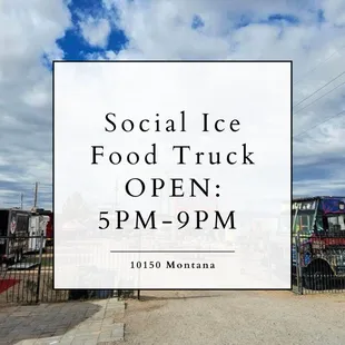 Food Truck 
Funnel Cake 
Mangonadas 
Fried Oreos 
Fried Twinkies 
&amp; much much more 
Along with several other Delicious Food Trucks