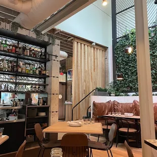 Interior of the restaurant