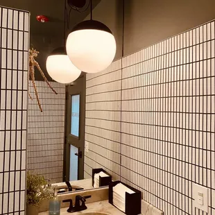 a sink and mirror