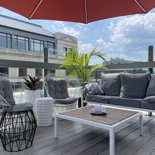 Rooftop patio