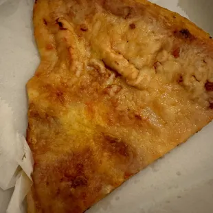 This slice has the paper literally attached to it...