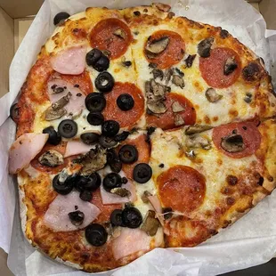 My personal pizza I split with my kid