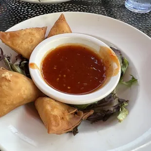 Lobster Rangoon, very good...