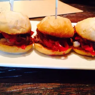 Shredded Pork Sliders