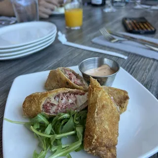 Reuben Egg Rolls
