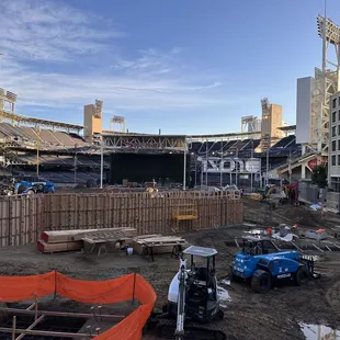 Deep left field at Petco.