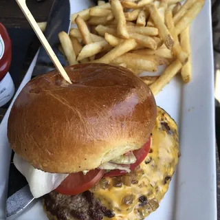 Beef and Cheddar Burger