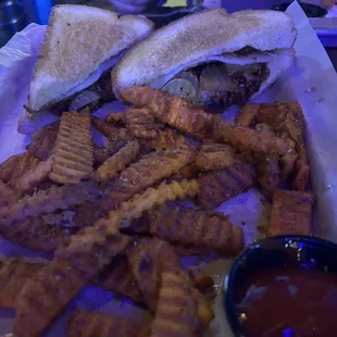 Brisket Burnt End Grilled Cheesegrilled