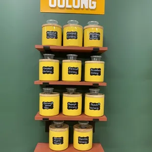 Teas from the Oolong