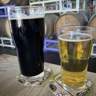 The Pugilist, Dry Stout 4.5% ABV and my light beer