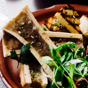 a plate of food on a table