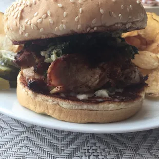 Spicy Braised Pork Sandwich