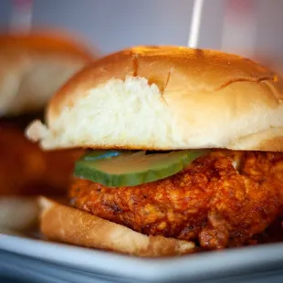 a fried chicken sandwich