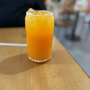 Orange juice (taste like cuties with a lot of water)