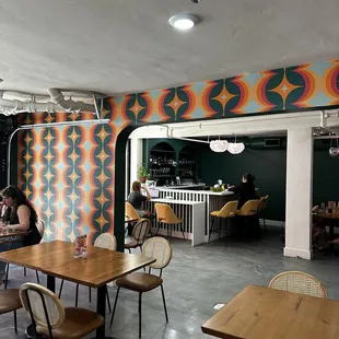 Interior of the building