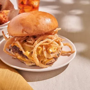 Okie Burger from Society at Tiger Hill in Broken Arrow