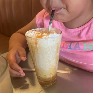 Bananas foster milkshake