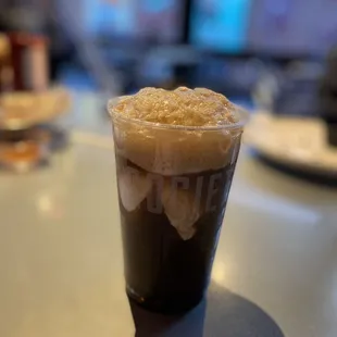 Root beer float