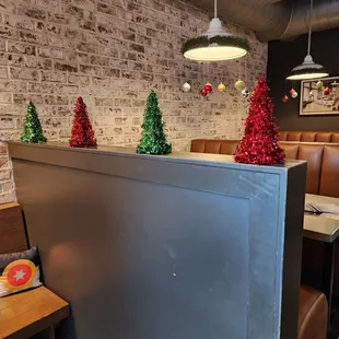 They decorated for the holidays