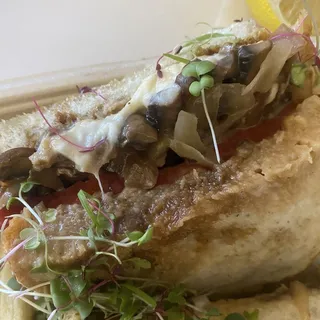 Mushroom Veggie Sandwich