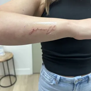 Fine Line Tattoo