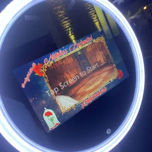 Our booth lit up for a good time