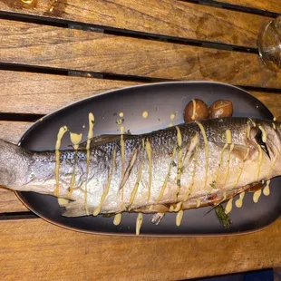 Branzino Fish, Sea Porch / Society Bar Poolside Waterfront Restaurant, Don Cesar Resort, St Pete Beach