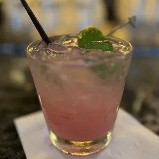 Blueberry Lavender Gimlet