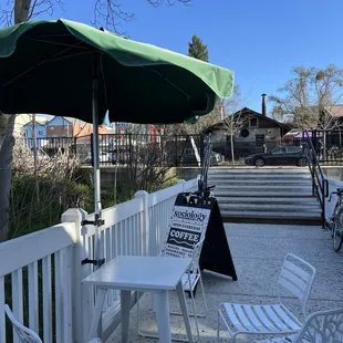 Patio finally open!