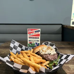 Black n blue burger