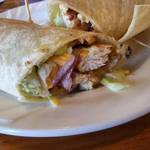 Southern Chicken Club Wrap