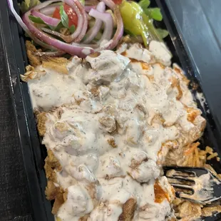 SOCO chicken over rice