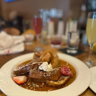Baked Apple - Stuffed Brioche French Toast
