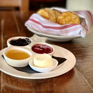 From scratch biscuits and jams