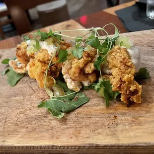 Cornmeal Crisped Oysters