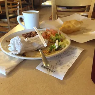 Still waiting for the server to take my dirty dishes.