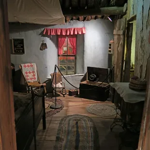 The sod house erected in 1894