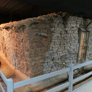 The sod house erected in 1894