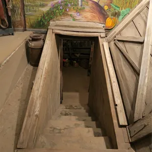 Root cellar located near the sod house