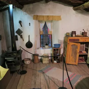 The sod house erected in 1894