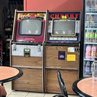 Nostalgic arcade games.