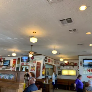 The Soda Pops old style decor! Love it!