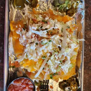 What the plate looked like after a bit of deconstruction by yours truly.