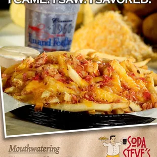 Soda Steve's Famous (by most standards) Cheese Fries!