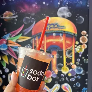 Love a mural  #hotgirlsummer drink