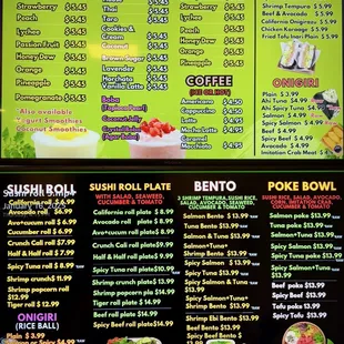 Updated Menu (February 2025)